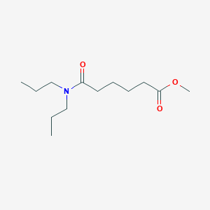molecular formula C13H25NO3 B14010909 Methyl 6-(dipropylamino)-6-oxohexanoate CAS No. 6946-69-6