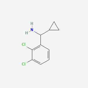 molecular formula C10H11Cl2N B1401093 Cyclopropyl(2,3-dichlorophenyl)methanamine CAS No. 1270410-78-0