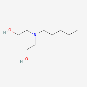 molecular formula C9H21NO2 B14010954 Ethanol,2,2-(pentylimino)bis- CAS No. 52891-00-6
