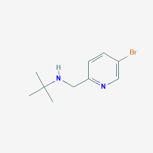 molecular formula C10H15BrN2 B1401098 [(5-Bromopyridin-2-yl)methyl](tert-butyl)amine CAS No. 1406786-33-1
