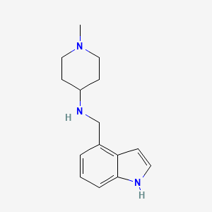N-[(1H-indol-4-yl)methyl]-1-methylpiperidin-4-amine