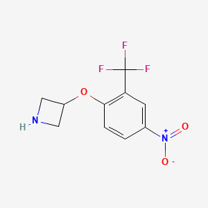 3-[4-Nitro-2-(trifluoromethyl)phenoxy]azetidine