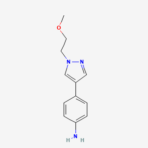 4-[1-(2-Methoxyethyl)-1H-pyrazol-4-yl]-phenylamine