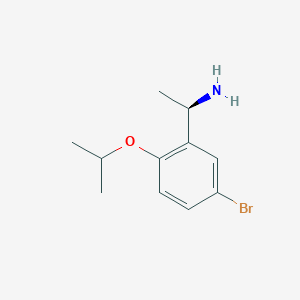 (1R)-1-[5-bromo-2-(propan-2-yloxy)phenyl]ethan-1-amine