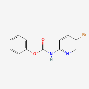 molecular formula C12H9BrN2O2 B1401117 Phenyl (5-bromopyridin-2-yl)carbamate CAS No. 95676-73-6