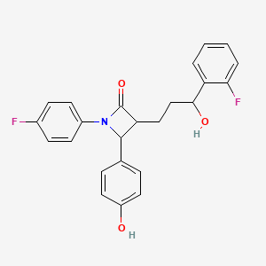 molecular formula C24H21F2NO3 B14011191 O-Fluoro Ezetimibe 