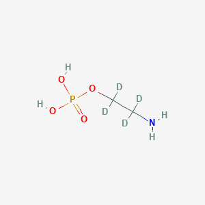molecular formula C2H8NO4P B140112 Phosphorylethanolamine-d4 CAS No. 1169692-38-9