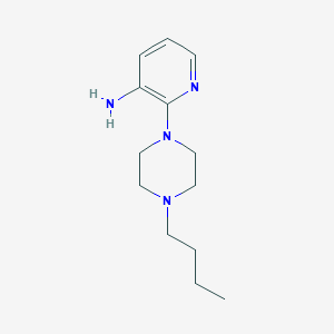 molecular formula C13H22N4 B14011241 2-(4-Butyl-1-piperazinyl)-3-pyridinamine 