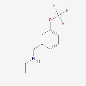 Ethyl({[3-(trifluoromethoxy)phenyl]methyl})amine