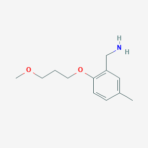 2-(3-Methoxypropoxy)-5-methyl-benzylamine