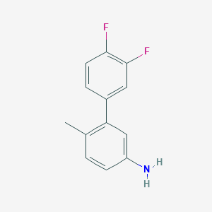 molecular formula C13H11F2N B1401133 3-(3,4-Difluorophenyl)-4-methylaniline CAS No. 1225836-10-1