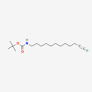 molecular formula C17H31NO2 B14011340 tert-Butyl dodec-11-yn-1-ylcarbamate 