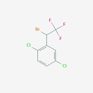 molecular formula C8H4BrCl2F3 B1401137 2-(1-溴-2,2,2-三氟乙基)-1,4-二氯苯 CAS No. 1342777-81-4