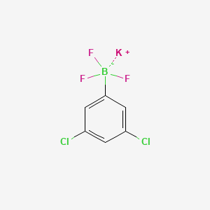 molecular formula C6H3BCl2F3K B1401146 Potassium 3,5-dichlorophenyltrifluoroborate CAS No. 929626-20-0