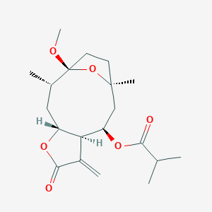 molecular formula C20H30O6 B14011460 3-O-Methyltirotundin 