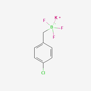 Potassium [(4-chlorophenyl)methyl]trifluoroboranuide