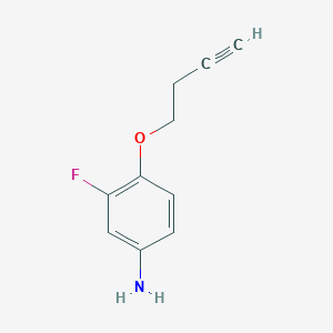 4-(But-3-yn-1-yloxy)-3-fluoroaniline