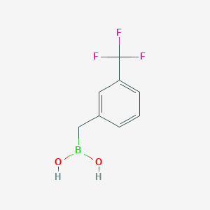 molecular formula C8H8BF3O2 B1401162 (3-(Trifluoromethyl)benzyl)boronic acid CAS No. 21948-55-0
