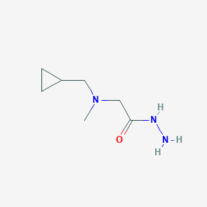 molecular formula C7H15N3O B1401166 2-[(环丙基甲基)(甲基)氨基]乙酰肼 CAS No. 1378588-93-2