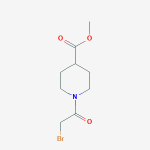 Methyl 1-(2-bromoacetyl)piperidine-4-carboxylate