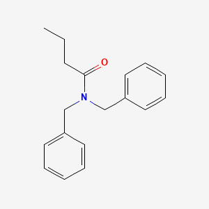 molecular formula C18H21NO B14011750 n,n-Dibenzylbutanamide CAS No. 69833-22-3