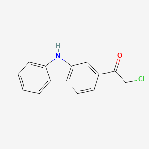 molecular formula C14H10ClNO B14011797 1-(9h-Carbazol-2-yl)-2-chloroethanone CAS No. 92161-43-8