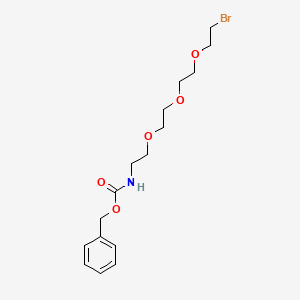 molecular formula C16H24BrNO5 B14011803 Cbznh-peg3-bromide 