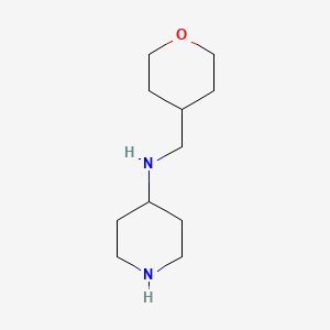 N-[(oxan-4-yl)methyl]piperidin-4-amine