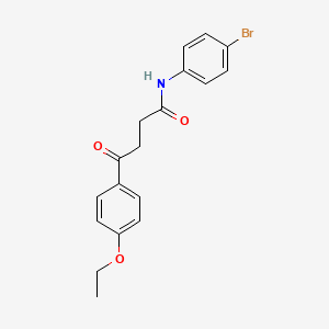 molecular formula C18H18BrNO3 B14011858 N-(4-bromophenyl)-4-(4-ethoxyphenyl)-4-oxobutanamide CAS No. 7500-10-9