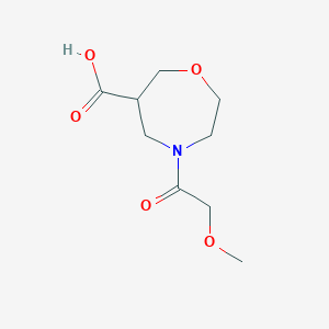 4-(2-Methoxyacetyl)-1,4-oxazepane-6-carboxylic acid