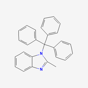 molecular formula C27H22N2 B14011881 2-Methyl-1-trityl-1H-benzo[D]imidazole 