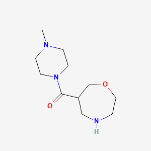 molecular formula C11H21N3O2 B1401189 (4-Methylpiperazin-1-yl)(1,4-oxazepan-6-yl)methanone CAS No. 1316227-53-8