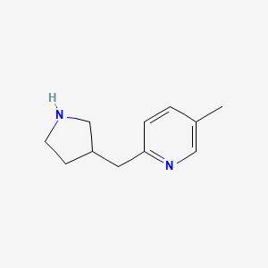 5-Methyl-2-(pyrrolidin-3-ylmethyl)pyridine