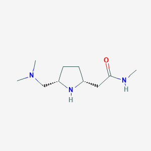 2-((2R,5S)-5-((Dimethylamino)methyl)pyrrolidin-2-yl)-N-methylacetamide