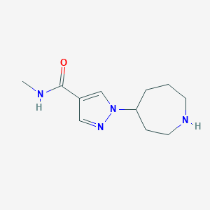 1-(Azepan-4-yl)-N-methyl-1H-pyrazole-4-carboxamide