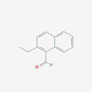 molecular formula C13H12O B14012079 2-Ethyl-1-naphthaldehyde 