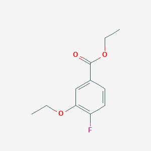 molecular formula C11H13FO3 B1401216 ethyl 3-ethoxy-4-fluorobenzoate CAS No. 1000207-63-5