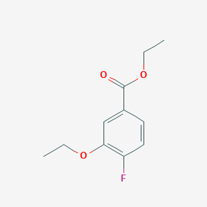 molecular formula C11H13FO3 B1401216 3-Ethoxy-4-fluorobenzoic acid ethyl ester CAS No. 1000207-63-5