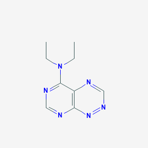 molecular formula C9H12N6 B14012192 n,n-Diethylpyrimido[5,4-e][1,2,4]triazin-5-amine CAS No. 19359-59-2