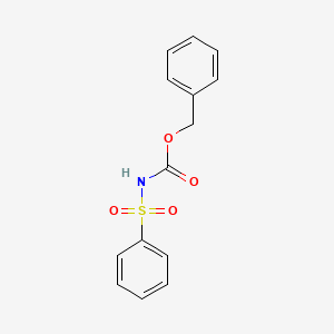 molecular formula C14H13NO4S B14012264 benzyl N-(benzenesulfonyl)carbamate CAS No. 7148-31-4