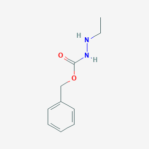 molecular formula C10H14N2O2 B1401227 N'-Ethyl-hydrazinecarboxylic acid benzyl ester CAS No. 1354327-86-8