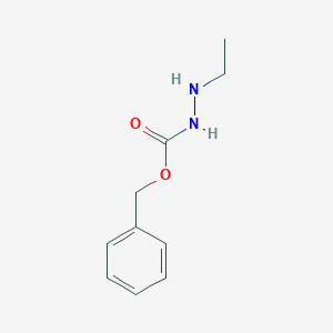 molecular formula C10H14N2O2 B1401227 N'-Ethylhydrazinecarboxylic acid benzyl ester CAS No. 1354327-86-8