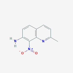molecular formula C10H9N3O2 B1401240 2-Methyl-8-nitroquinolin-7-amine CAS No. 1351516-02-3