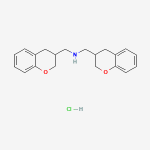 molecular formula C20H24ClNO2 B14012411 Bis(chroman-3-ylmethyl)amine hydrochloride 