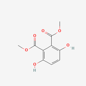molecular formula C10H10O6 B14012425 Dimethyl 3,6-dihydroxyphthalate CAS No. 7474-92-2