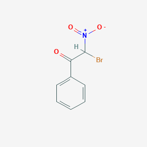 molecular formula C8H6BrNO3 B14012464 2-Bromo-2-nitroacetophenone CAS No. 63200-78-2