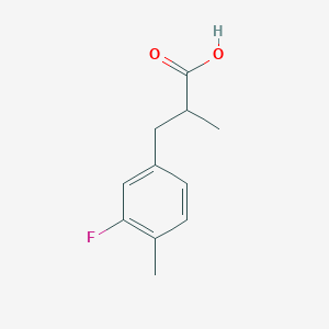 3-(3-Fluoro-4-methylphenyl)-2-methylpropanoic acid