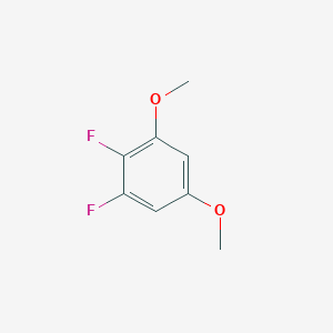 molecular formula C8H8F2O2 B1401251 1,2-Difluoro-3,5-dimethoxybenzene CAS No. 1806272-19-4