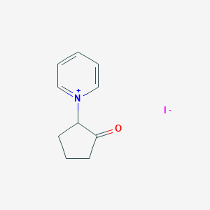 molecular formula C10H12INO B14012518 1-(2-Oxocyclopentyl)pyridin-1-ium iodide CAS No. 6322-26-5