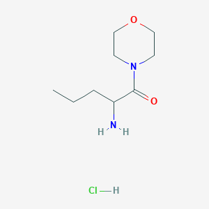 [1-(Morpholin-4-ylcarbonyl)butyl]amine hydrochloride